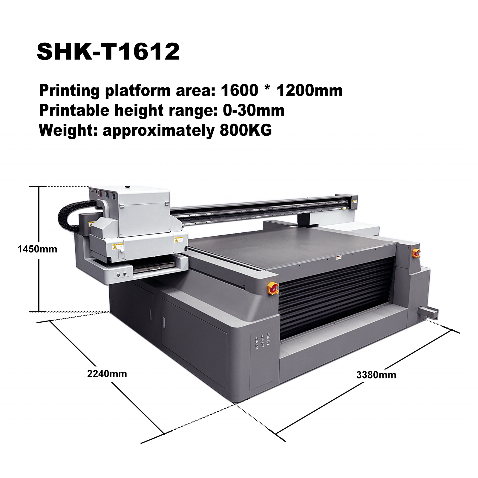 SHK -1612- Impresora UV efecto barniz de alta precisi&oacute;n y alta ca&iacute;da
